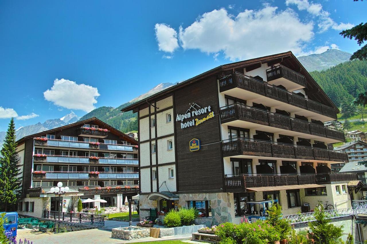 Alpen Resort & Spa Zermatt Bagian luar foto